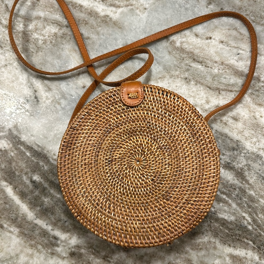 Straw studios purse